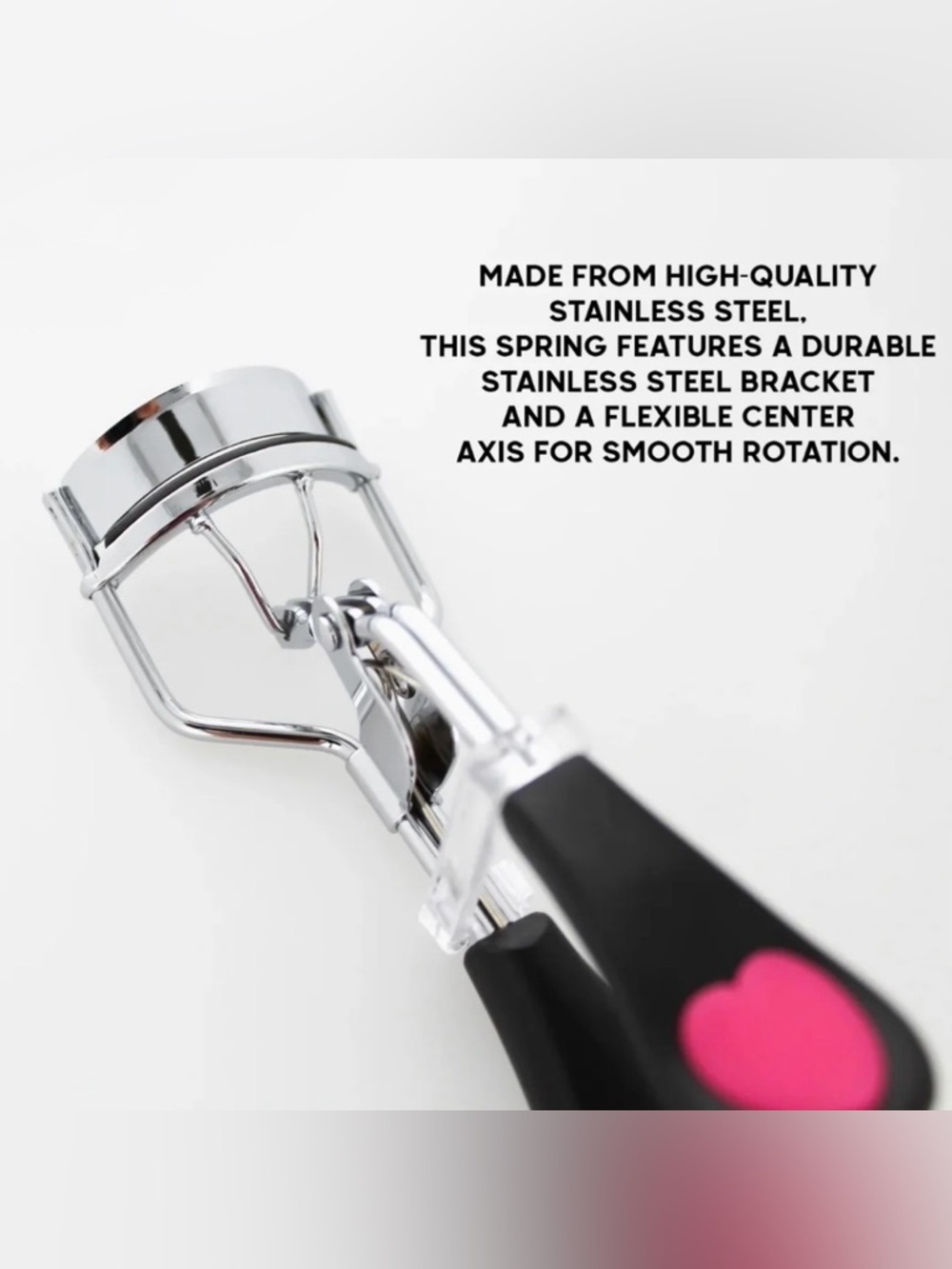 Silicone Heart-Accent Eyelash Curler - Choice of 1 - Picture 3 of 4
